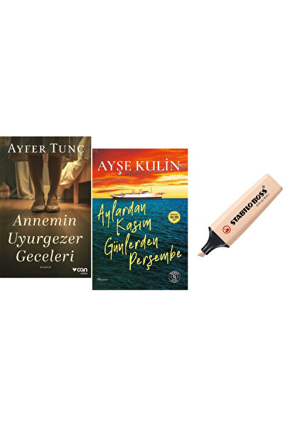 Can Yayınları Annemin Uyurgezer Geceleri + Aylardan Kasım Günlerden Perşembe ...