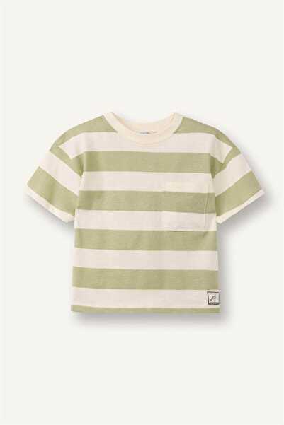 DeFacto 100% Cotton Regular Fit Patterned Short Sleeve T-Shirt Baby Boy G8047...