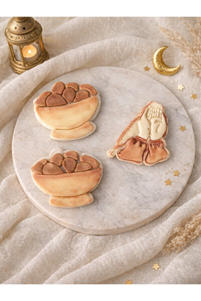 Maku home Ramazana Özel Hurma&Dua Temalı Butik hediyelik kurabiye -20'li