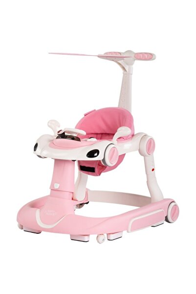 Chipolino Premergător Happy Walker 5 în 1 Pink, cu lumini, 6+ luni