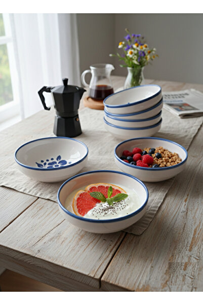 RGS HOMELİFE 6-Piece Soup, Salad, and Compote Bowl Set, Gift Salad Bowl Set w...