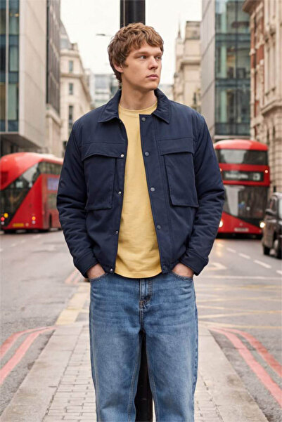 DeFacto Water Repellent Zippered Coat F8459Ax26Sp