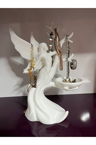 Arthesia 3D Melek Takı Standı Dekoratif Kolye Bileklik Yüzük Organizer Takılı...