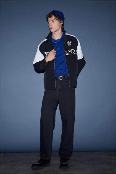 DeFacto Baggy Fit Black Men's Jean Trousers F2985Ax/Nm40