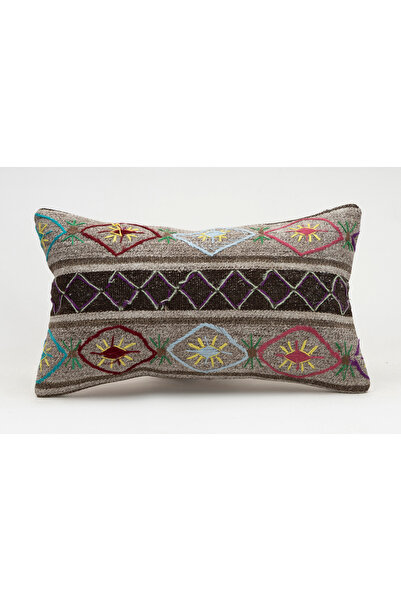 Kilim Whole Sale Vintage Throw Pillow Cover Made from Handmade Rug, Wool, 30X...