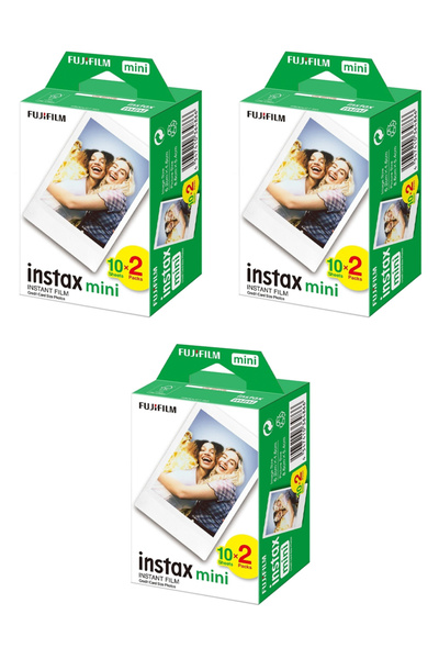 Fujifilm Instax Tüm Mini Makineler Ile Uyumlu 20'li Film 3'lü