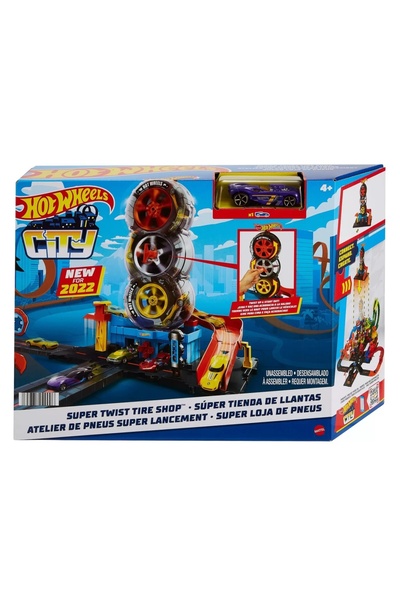 mattel Hot Wheel City Super Twist Vulcanizare
