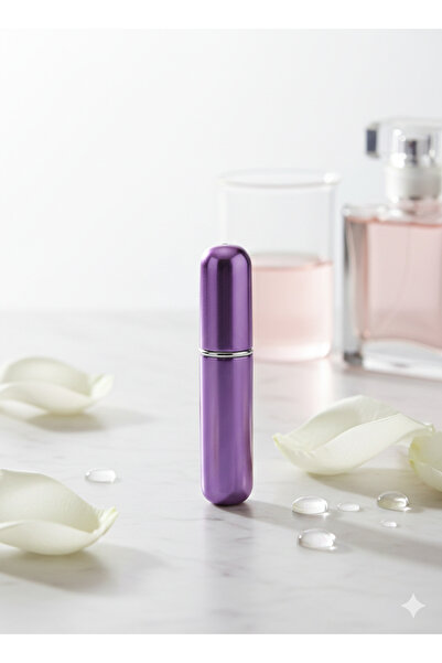 PARFÜMİX Cep ve Çanta Boy Mor Renk Boş Parfüm Şişesi