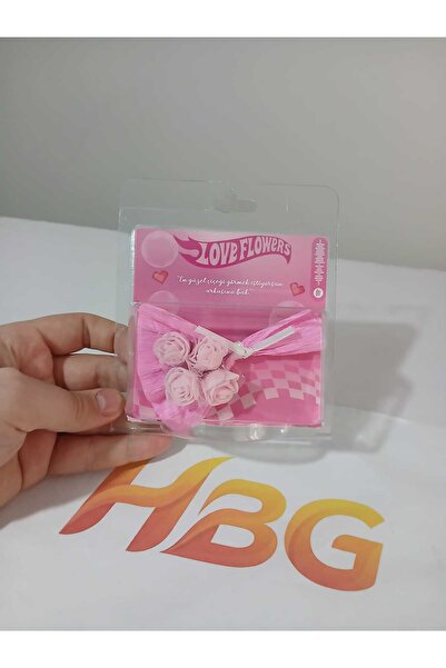 HBGSHOP Hot Flowers Spotify Barkodlu Minyatür Buket - Zarafet ve Sevgi Serisi