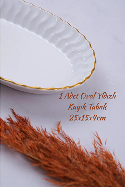 Hilamingo Home 1 Adet Oval Sunum Servis Tabağı