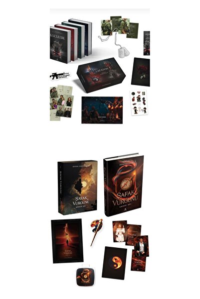 Pukka yayınları KUTULU KAZAZEDE 1-2-3-4 VE KUTULU ŞAFAK VURGUNU CİLTLİ SET—ŞE...