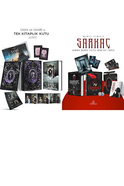 Ephesus Yayınları Saka ve Sanrı 4 Özel Seri Kutulu Ciltli ve Sarkaç 1 Kurma B...