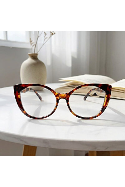 AVRALIA Ochelari Protectie Calculator, Filtru Blue Light Blocking si UV400, Rama Cat-Eye Stil Tortoise Shell