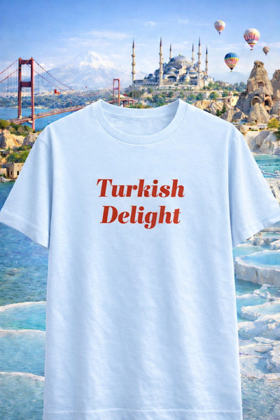 genosha Turkish Delight Printed T-Shirt T-Shirt Oversize 100% Cotton Comforta...