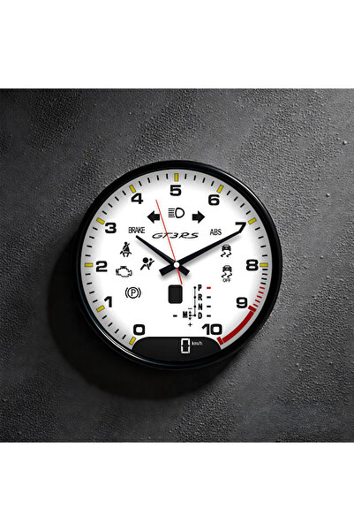 GenelTedarik Porsche Gt3Rs Model Car Dial Design Wall Clock
