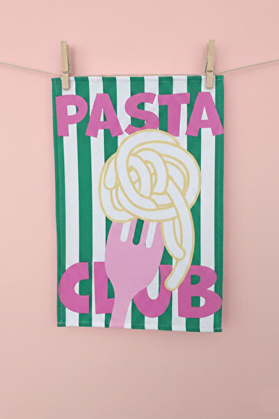 Alseko Concept Pasta Club 1 Piece Cotton Kitchen Oven Towel