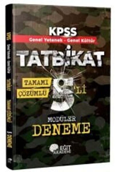 Eğit Akademi 2026 KPSS Genel Yetenek Genel Kültür TATBİKAT 5 Modüler Deneme Ç...