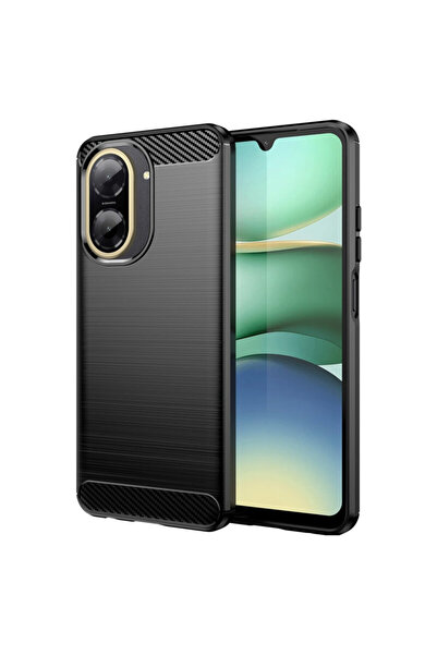 Techsuit Xiaomi Redmi A5 4G (Regional) Carbon Silicone Case, Black