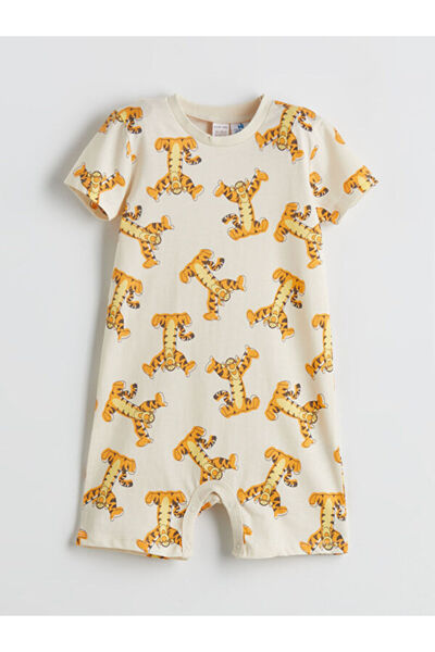 LC Waikiki Winnie the Pooh Printed Baby Boy Combed Cotton Jumpsuit from Uzg S...