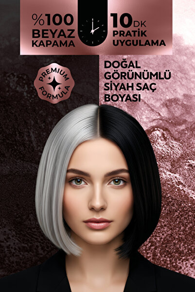 Softto Plus Expert Woman Black Hair Color / Siyah / Kadınlara Özel Yeni Formül / Doğal Görünüm