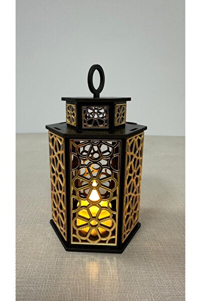 BM Altın Dekor Dekoratif Kandil Biblo Mumluk