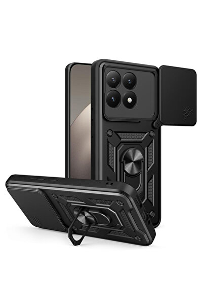 Techsuit Husă de protecție pentru cameră Xiaomi 15T, seria CamShield, neagră