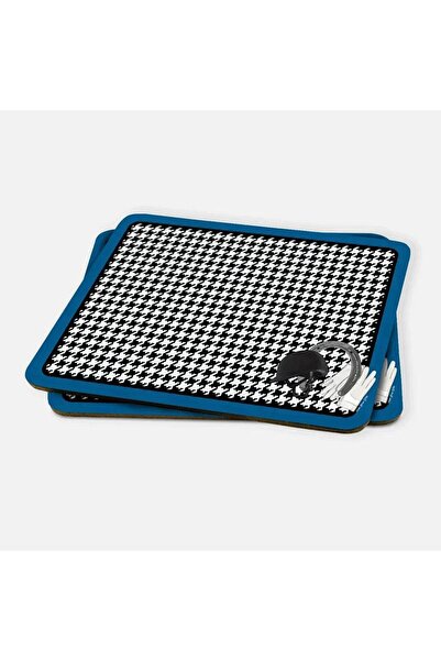 VITELLI DUBAI Equestrian Blue 2-Pack MDF American Service