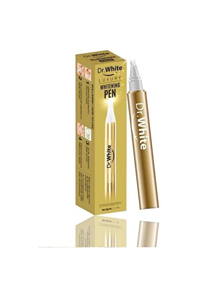 AyrStore Dr.White Diş Beyazlatma Kalemi 2 Ml Altın (Çilek Aromalı)
