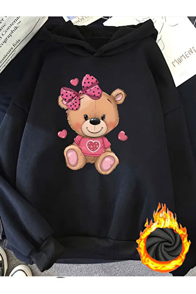 Rayan & Hoor Style Unisex teedy printed hooded sweatshirt