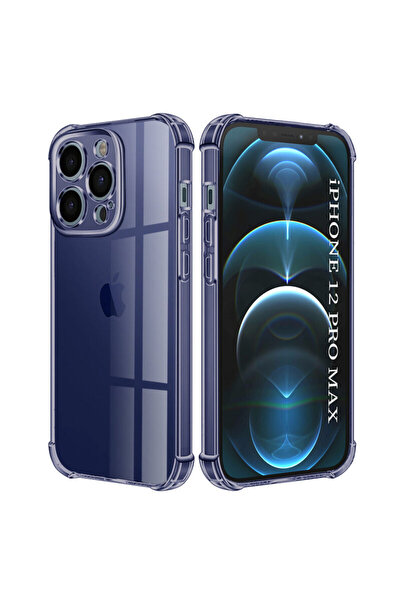 Techsuit Shockproof Clear Silicone Case for iPhone 12 Pro Max