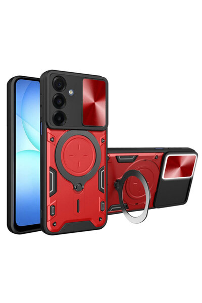 Techsuit Θήκη Samsung Galaxy A17 5G CamGuard Pro, κόκκινη