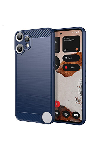 Techsuit Θήκη CMF Phone 2 Pro Carbon Silicone Case, μπλε