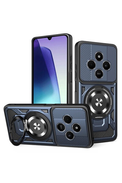 Techsuit Cameră robustă Xiaomi Redmi 14 C, albastră