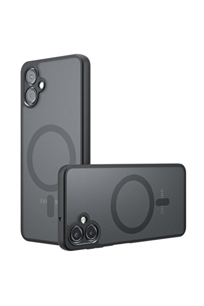 Techsuit Samsung Galaxy A06 PureFrost MagSafe, μαύρο παγωμένο