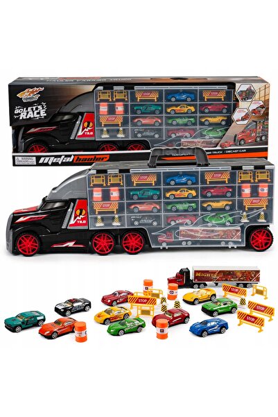 Domino toys Transporter Truck 10 Rears Trailer + Launcher XXL