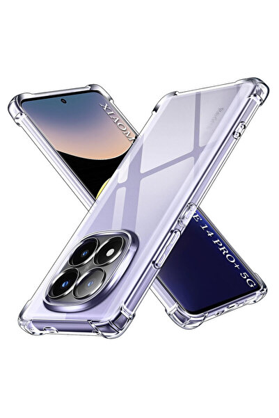 Techsuit Carcasă din silicon transparentă rezistentă la șocuri pentru Xiaomi ...