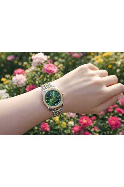 Show Time Kadın Saat –Kristal Cam tarih göstergeli