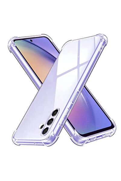 Techsuit Силиконов калъф за Samsung Galaxy A54, устойчив на удар, прозрачен, ...