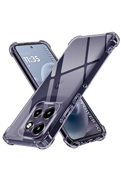 Techsuit Motorola Moto G86 Power Αντικραδασμική διαφανής θήκη από σιλικόνη