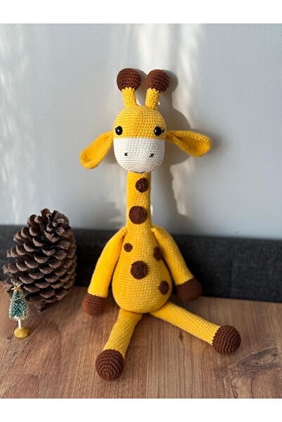 Sanaat Zürafa Amigurumi El Örgüsü 35 cm