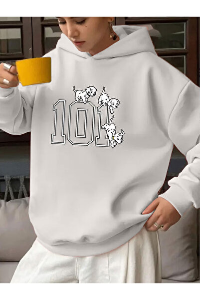 Rayan & Hoor Style Unisex Printed Hooded Sweatshirt