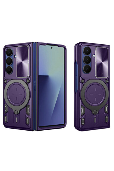 Techsuit Θήκη CamGuard Pro για Samsung Galaxy Z Fold 7, Μωβ