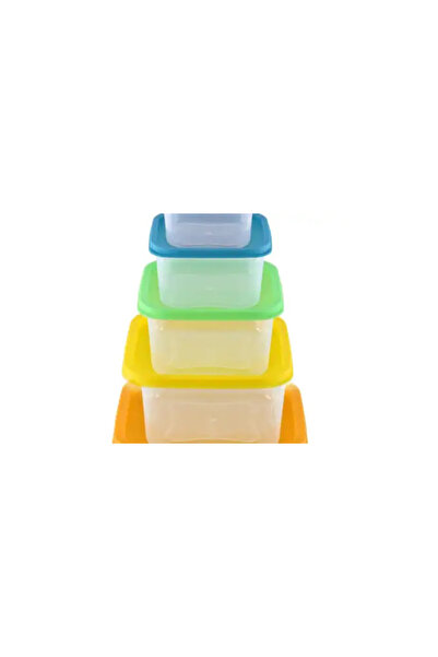 HERZBERG 6 in 1 Square Food Storage Container Set