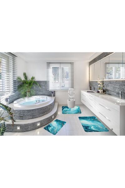 naniland.ro 3-piece bath mat set – comfort, safety and modern style