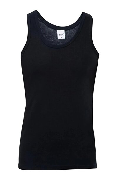 Anıt 5 Pieces Large Size Classic Strap Rib Fabric Cotton Men's Undershirt 100...