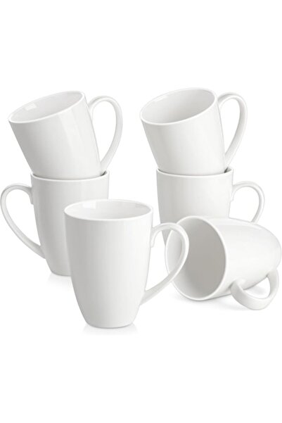 Malacasa Set of 6 Porcelain Mugs 560 ml