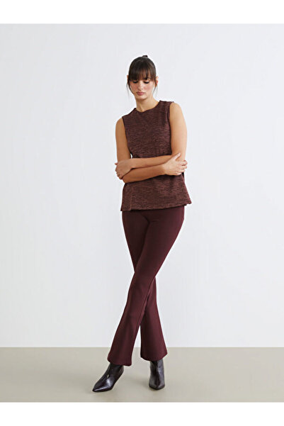 LC Waikiki Rmz Gi̇yi̇m Farkiyla Women's Leggings Trousers with Waist Cord