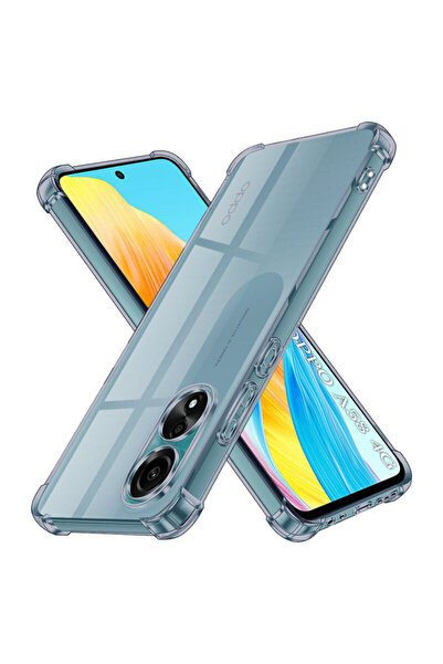 Techsuit Carcasă din silicon transparentă rezistentă la șocuri pentru Oppo A5...