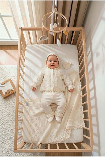 yukobaby bebeğiniz için en doğalı طقم ملابس أطفال من القطن العضوي مكون من 4 ط...