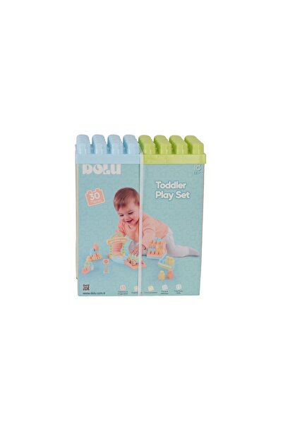 DOLU OYUNCAK 5218 Toy Road and Block Set 30 Pcs